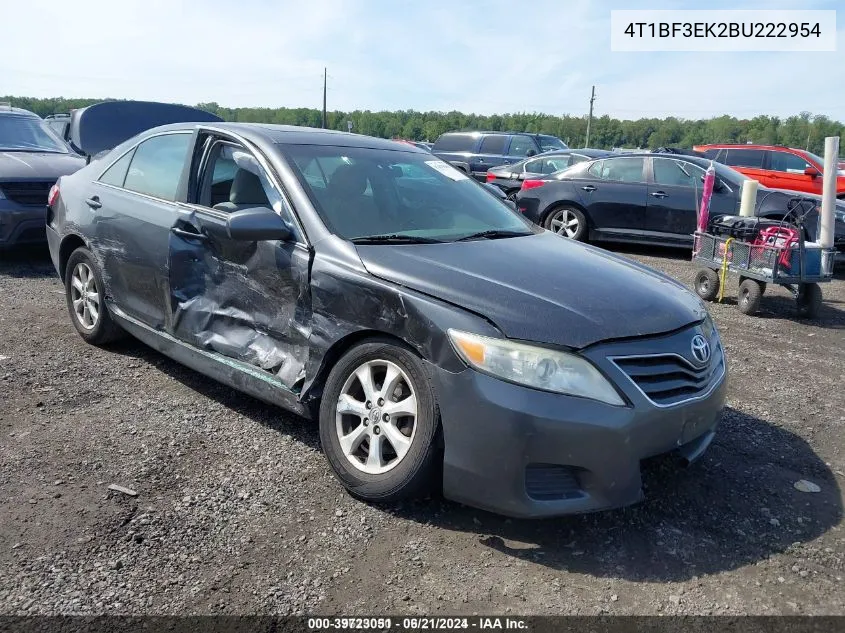 4T1BF3EK2BU222954 2011 Toyota Camry Le