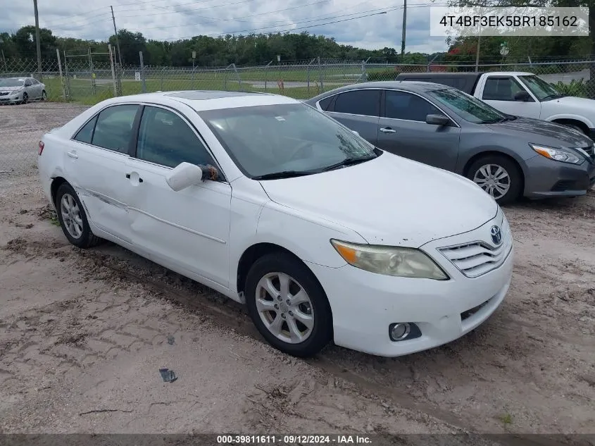 2011 Toyota Camry Le VIN: 4T4BF3EK5BR185162 Lot: 39811611