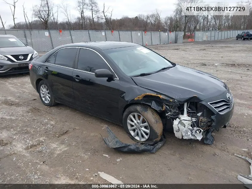 4T1BK3EK8BU127729 2011 Toyota Camry Xle V6