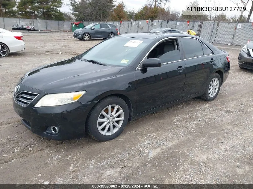 4T1BK3EK8BU127729 2011 Toyota Camry Xle V6