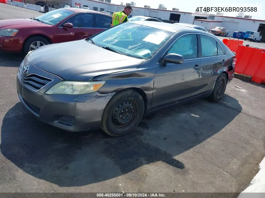 4T4BF3EK6BR093588 2011 Toyota Camry Le