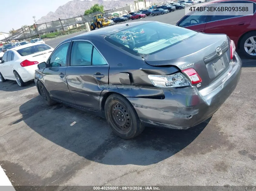 4T4BF3EK6BR093588 2011 Toyota Camry Le