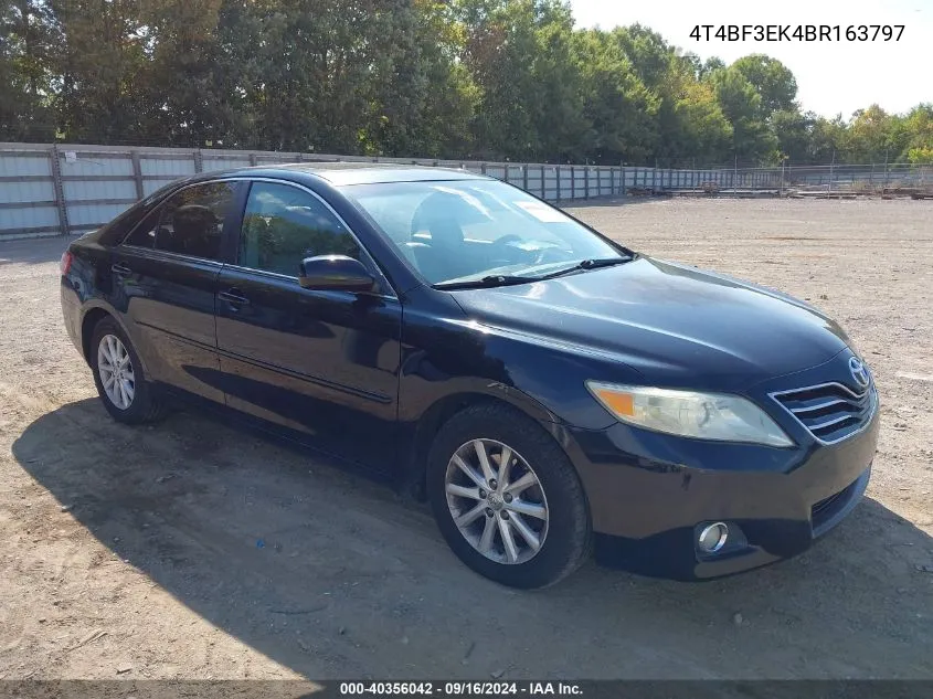 2011 Toyota Camry Xle VIN: 4T4BF3EK4BR163797 Lot: 40356042