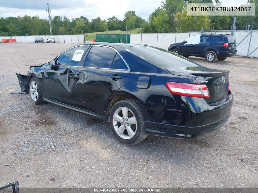 4T1BK3EK3BU124057 2011 Toyota Camry Se V6