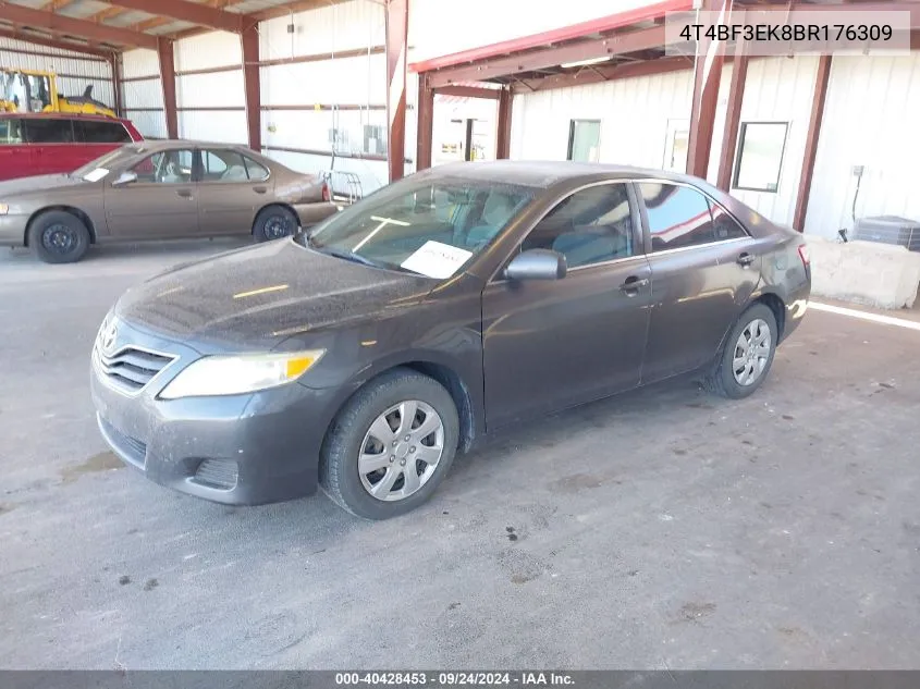 2011 Toyota Camry Le VIN: 4T4BF3EK8BR176309 Lot: 40428453