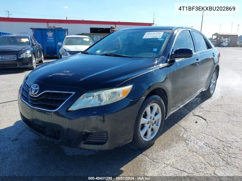 4T1BF3EKXBU202869 2011 Toyota Camry Le