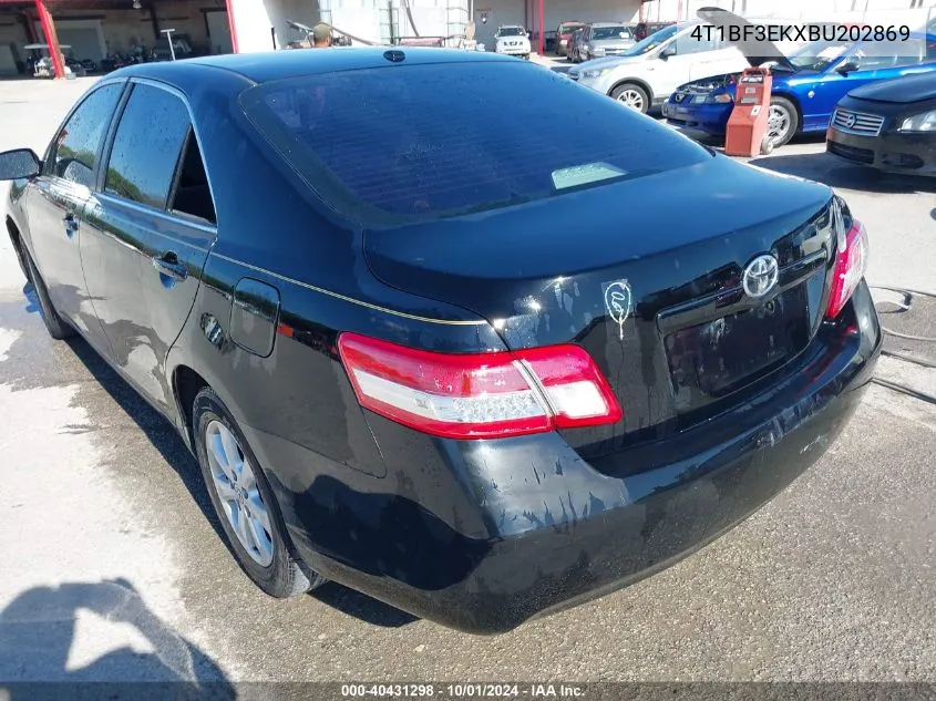 4T1BF3EKXBU202869 2011 Toyota Camry Le