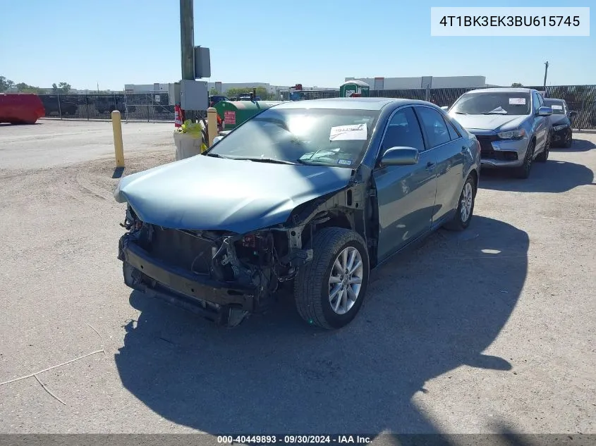 4T1BK3EK3BU615745 2011 Toyota Camry Se/Le/Xle