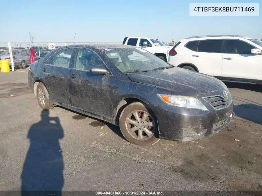 4T1BF3EK8BU711469 2011 Toyota Camry Le