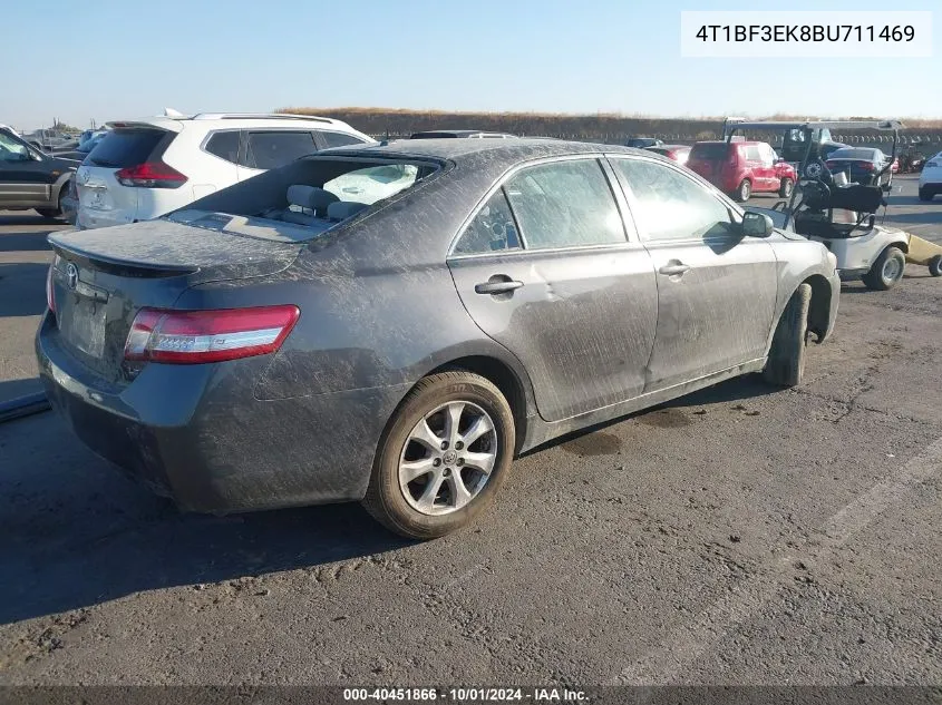 4T1BF3EK8BU711469 2011 Toyota Camry Le