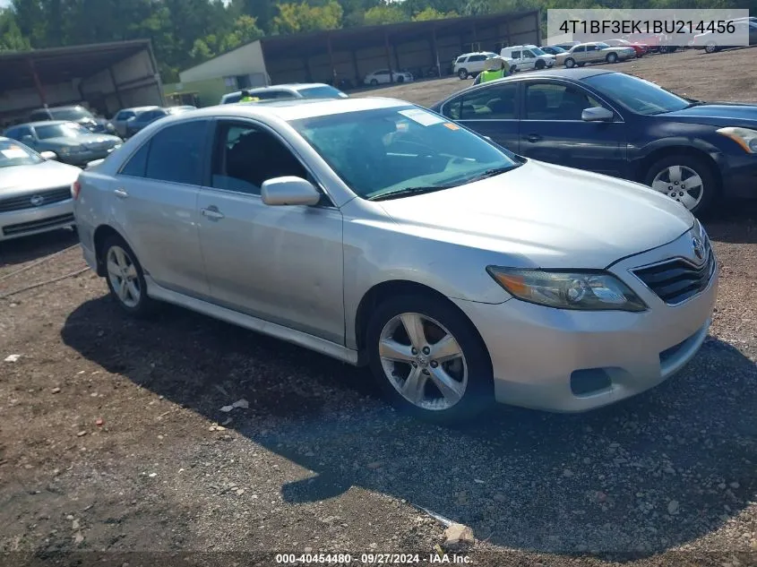 4T1BF3EK1BU214456 2011 Toyota Camry Se