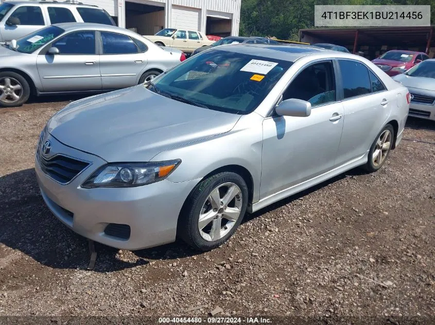 4T1BF3EK1BU214456 2011 Toyota Camry Se