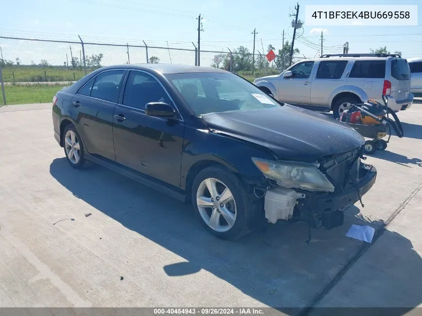 4T1BF3EK4BU669558 2011 Toyota Camry Se