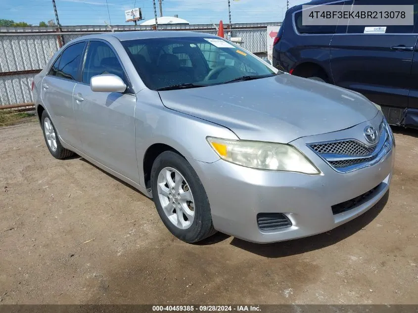 4T4BF3EK4BR213078 2011 Toyota Camry Le