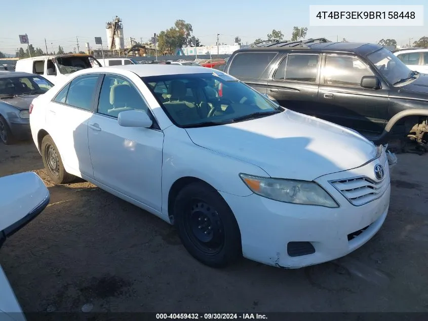 2011 Toyota Camry Le VIN: 4T4BF3EK9BR158448 Lot: 40459432