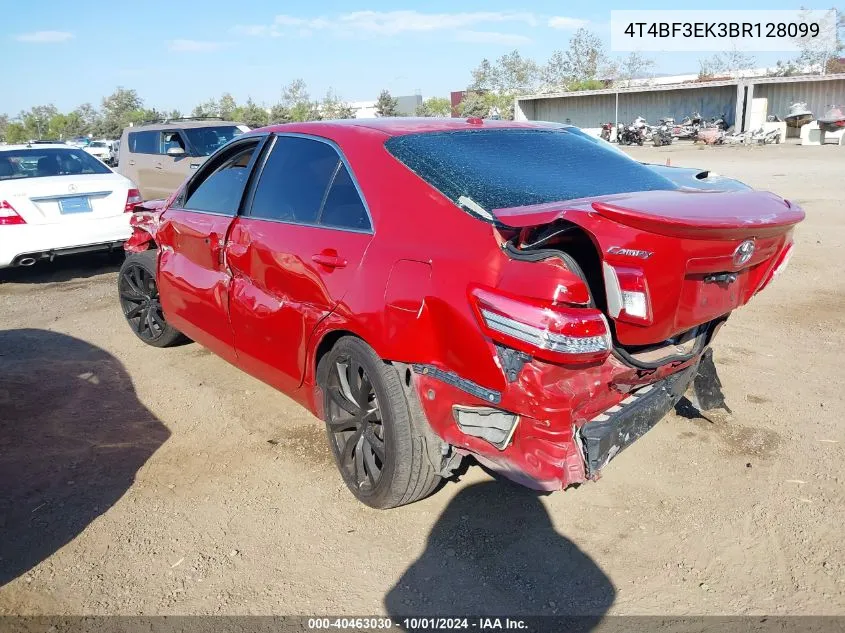 4T4BF3EK3BR128099 2011 Toyota Camry Le