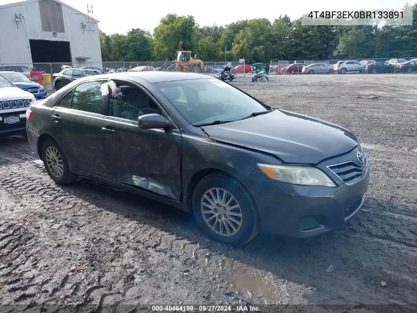 2011 Toyota Camry Le VIN: 4T4BF3EK0BR133891 Lot: 40464199