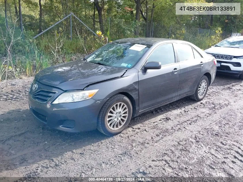 4T4BF3EK0BR133891 2011 Toyota Camry Le