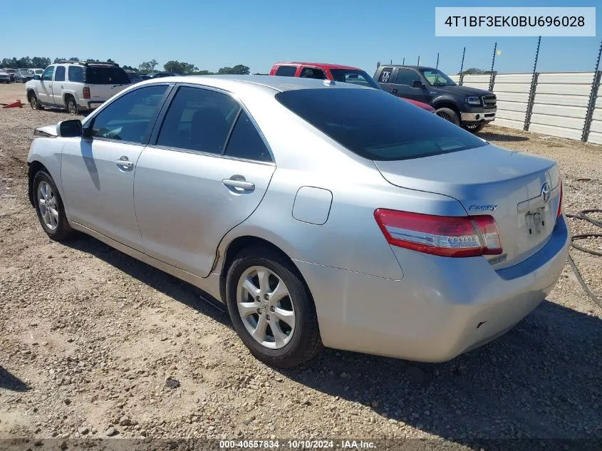 4T1BF3EK0BU696028 2011 Toyota Camry Le