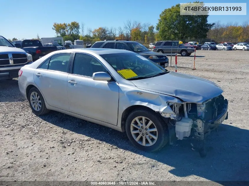 4T4BF3EK9BR131993 2011 Toyota Camry Xle