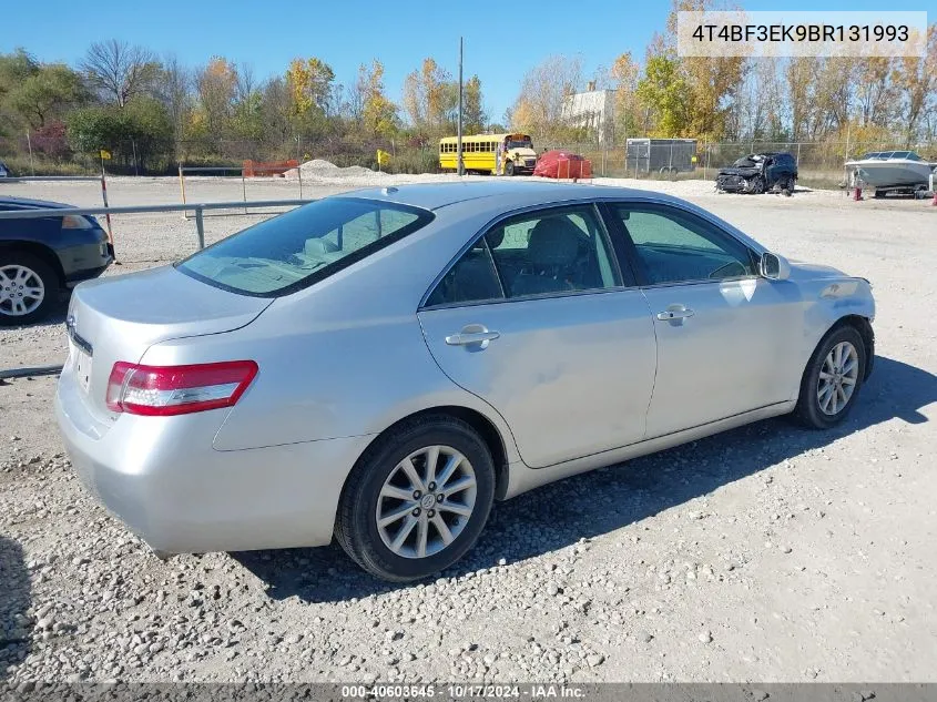 4T4BF3EK9BR131993 2011 Toyota Camry Xle