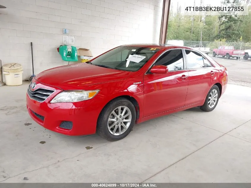 2011 Toyota Camry Hybrid VIN: 4T1BB3EK2BU127855 Lot: 40624899