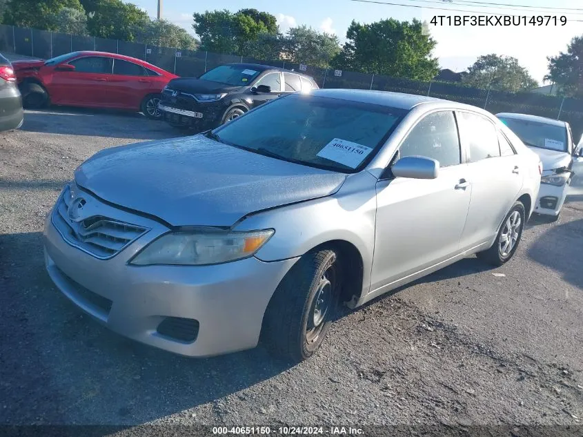 4T1BF3EKXBU149719 2011 Toyota Camry Se/Le/Xle