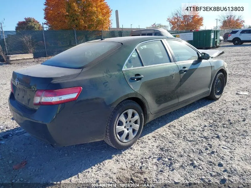 4T1BF3EK8BU613803 2011 Toyota Camry Se/Le/Xle