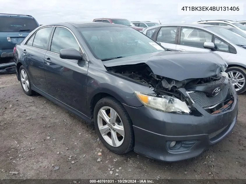 4T1BK3EK4BU131406 2011 Toyota Camry Se V6