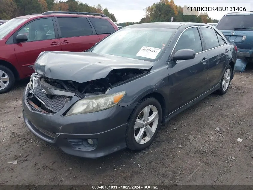 4T1BK3EK4BU131406 2011 Toyota Camry Se V6