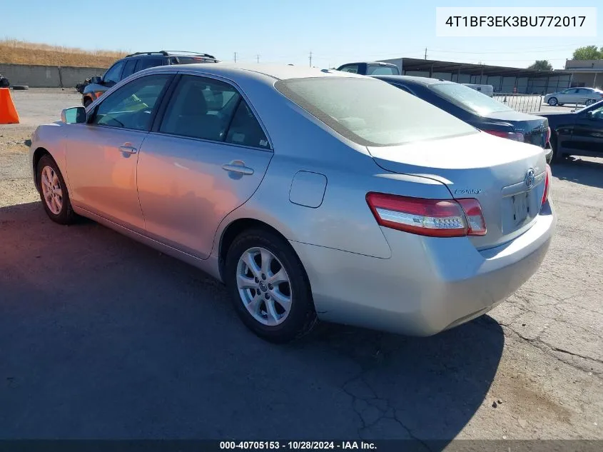 4T1BF3EK3BU772017 2011 Toyota Camry Le