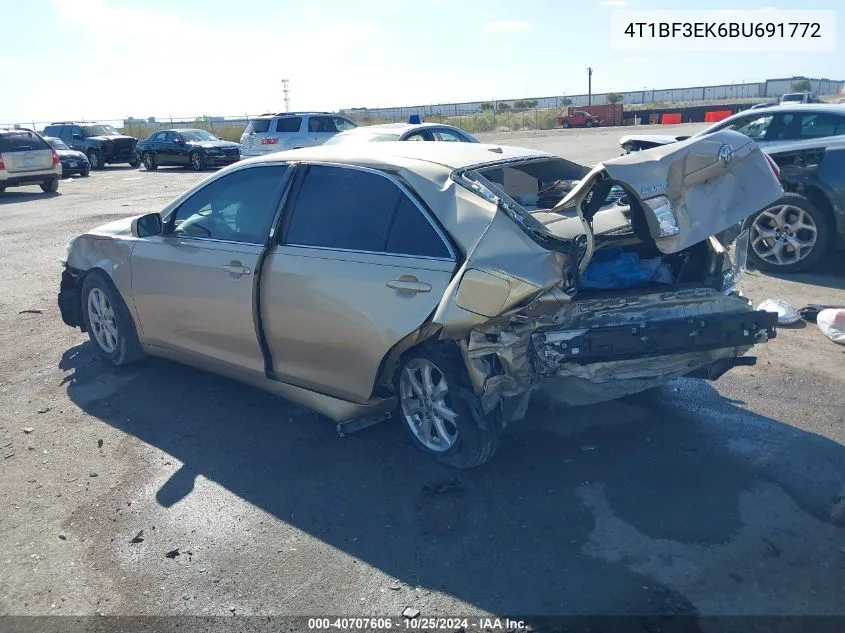 4T1BF3EK6BU691772 2011 Toyota Camry Le