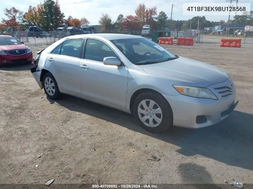 2011 Toyota Camry Le VIN: 4T1BF3EK9BU128568 Lot: 40709892