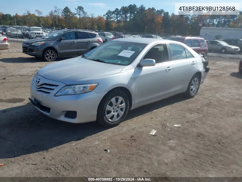 2011 Toyota Camry Le VIN: 4T1BF3EK9BU128568 Lot: 40709892