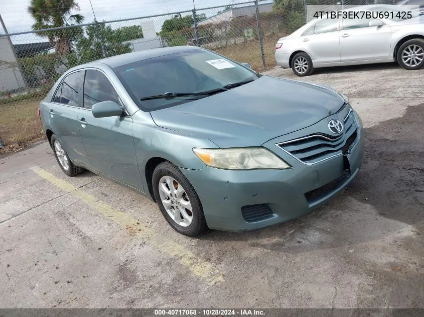 2011 Toyota Camry Le VIN: 4T1BF3EK7BU691425 Lot: 40717068