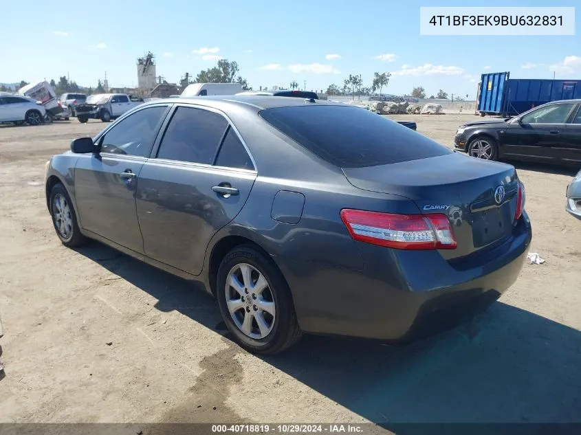 2011 Toyota Camry Le VIN: 4T1BF3EK9BU632831 Lot: 40718819