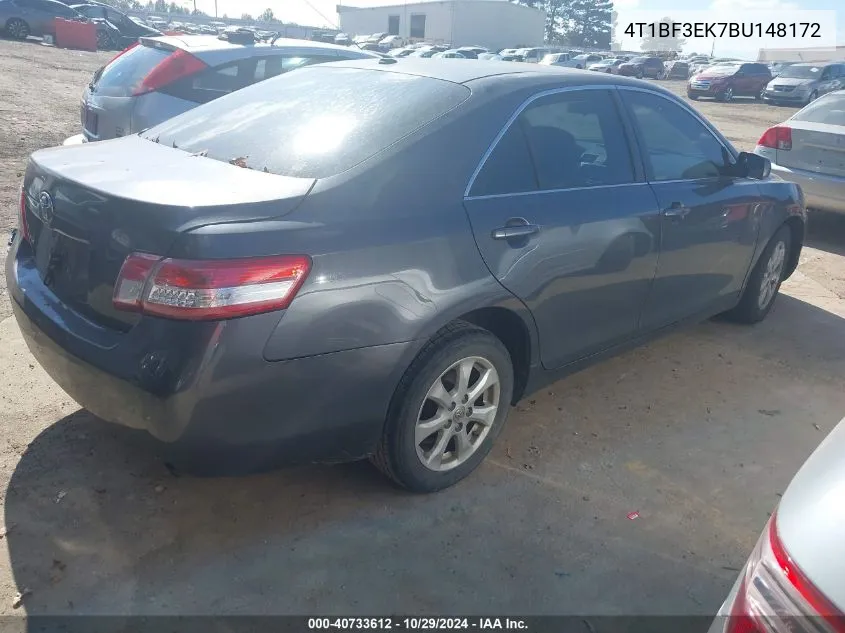 4T1BF3EK7BU148172 2011 Toyota Camry Le