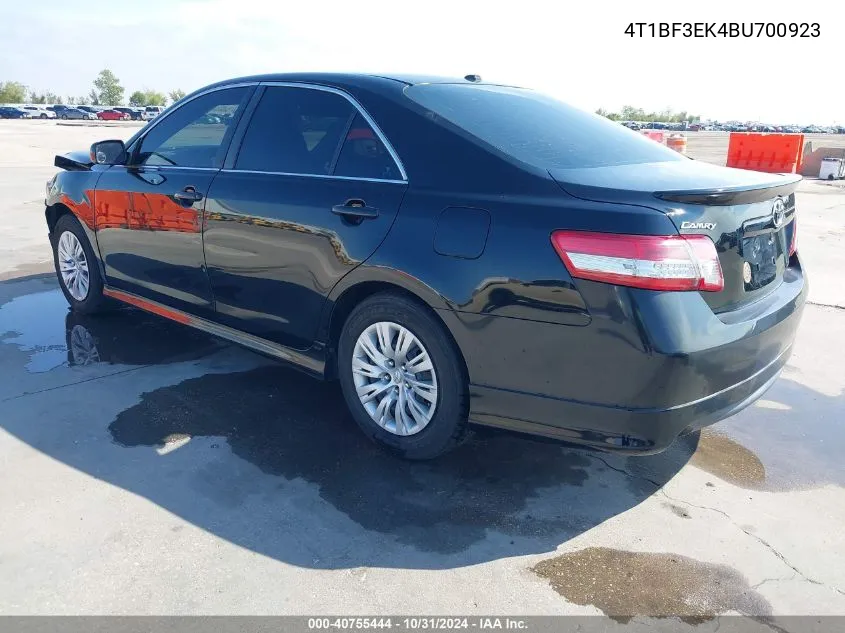 4T1BF3EK4BU700923 2011 Toyota Camry Se