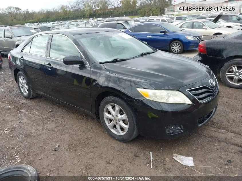 2011 Toyota Camry Le VIN: 4T4BF3EK2BR175625 Lot: 40757591