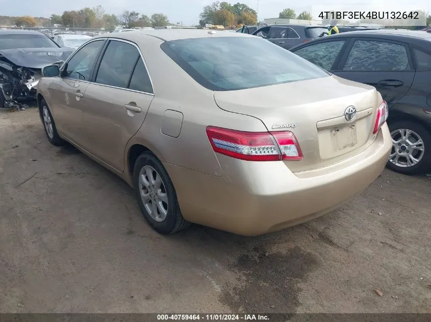 4T1BF3EK4BU132642 2011 Toyota Camry Le