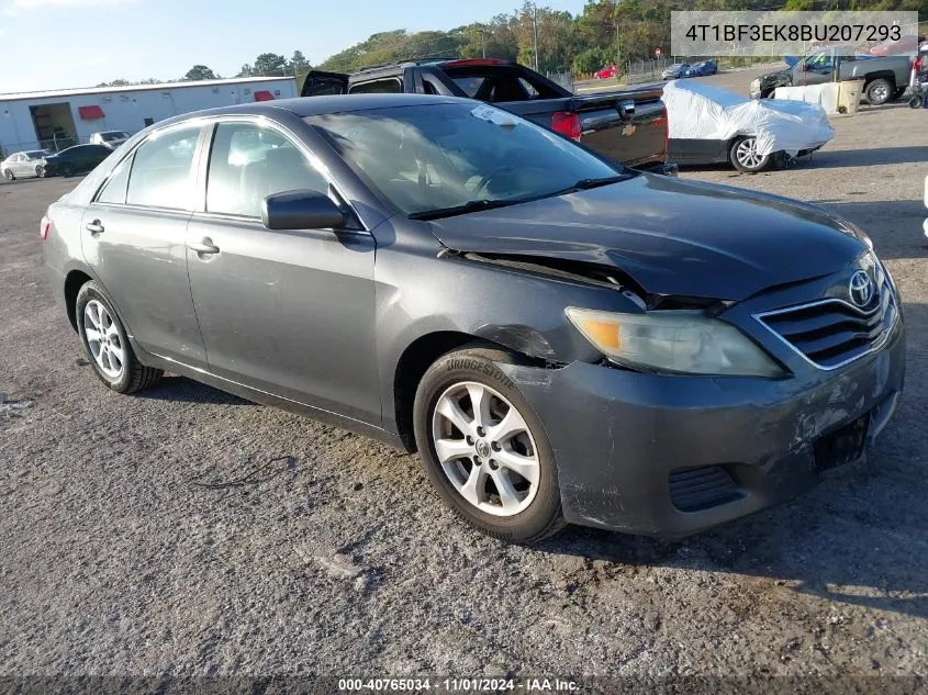 2011 Toyota Camry Le VIN: 4T1BF3EK8BU207293 Lot: 40765034