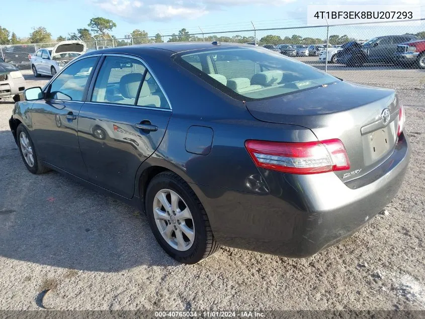 2011 Toyota Camry Le VIN: 4T1BF3EK8BU207293 Lot: 40765034