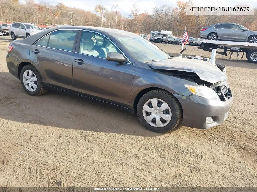 2011 Toyota Camry Le VIN: 4T1BF3EK1BU162679 Lot: 40770192