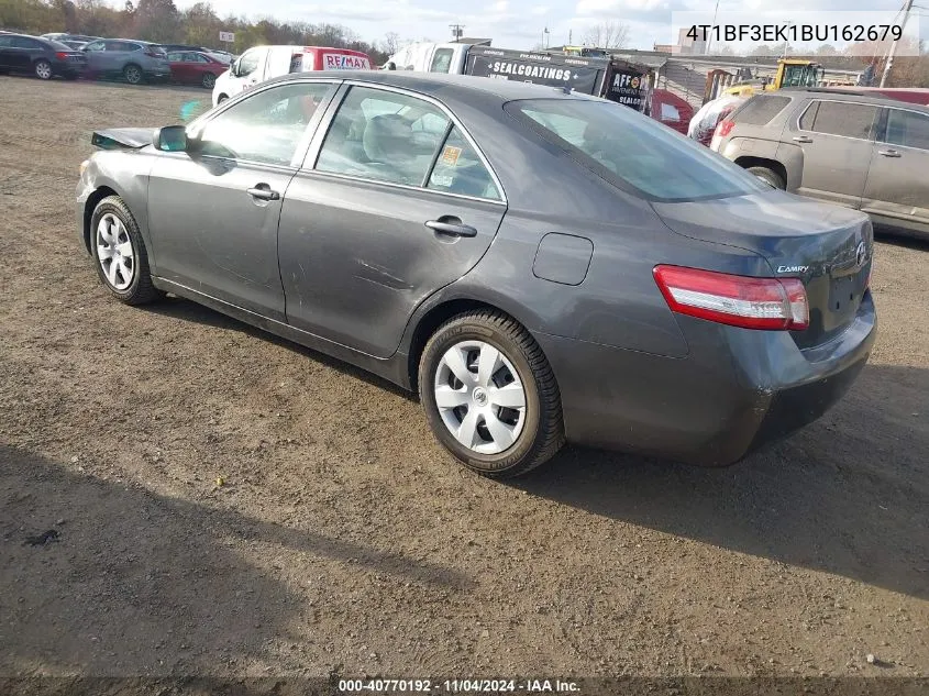 2011 Toyota Camry Le VIN: 4T1BF3EK1BU162679 Lot: 40770192