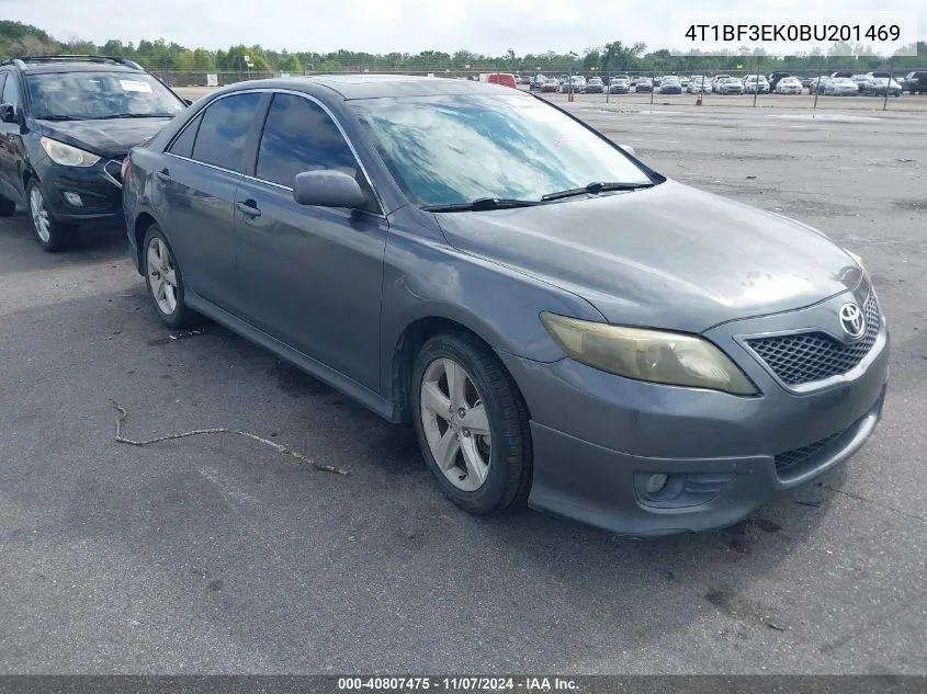 4T1BF3EK0BU201469 2011 Toyota Camry Se