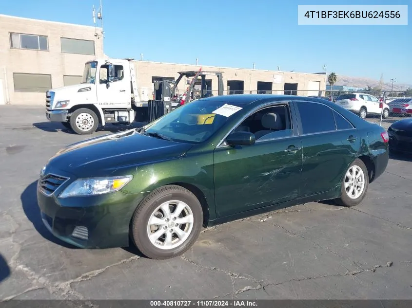 2011 Toyota Camry Le VIN: 4T1BF3EK6BU624556 Lot: 40810727