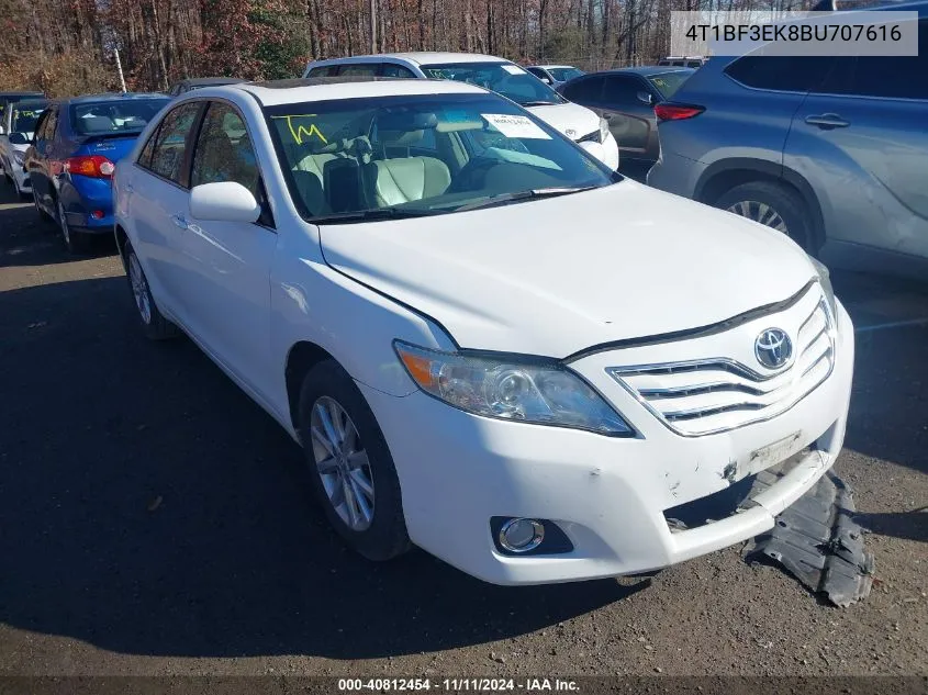 2011 Toyota Camry Se/Le/Xle VIN: 4T1BF3EK8BU707616 Lot: 40812454