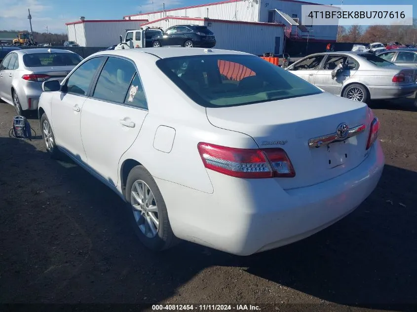 2011 Toyota Camry Se/Le/Xle VIN: 4T1BF3EK8BU707616 Lot: 40812454