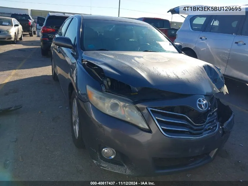 2011 Toyota Camry Xle V6 VIN: 4T1BK3EK5BU129695 Lot: 40817437