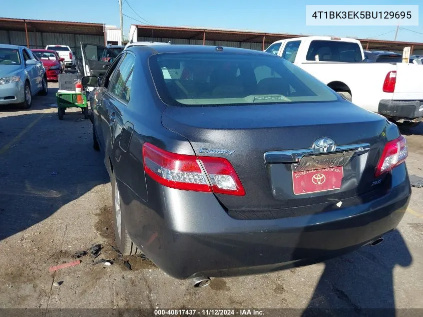 2011 Toyota Camry Xle V6 VIN: 4T1BK3EK5BU129695 Lot: 40817437